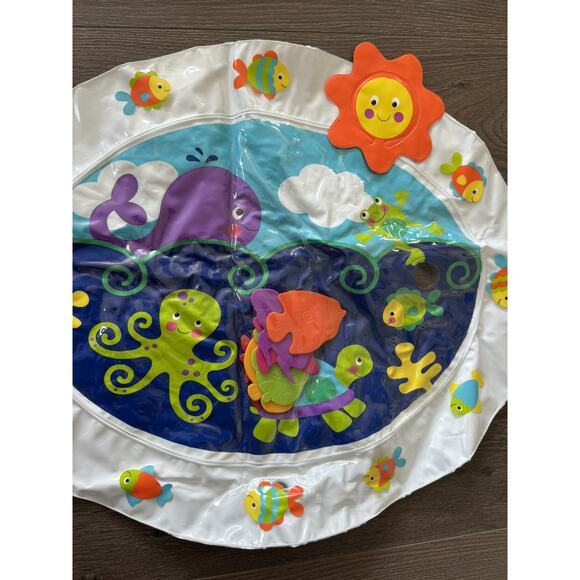 Baby Tummy Time Water Play Mat Ocean Themed - Picture 3 of 6